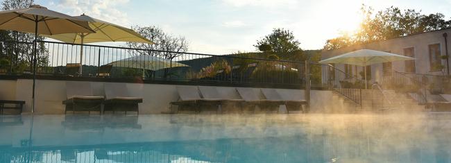 Pool im Nebel Pool im Nebel