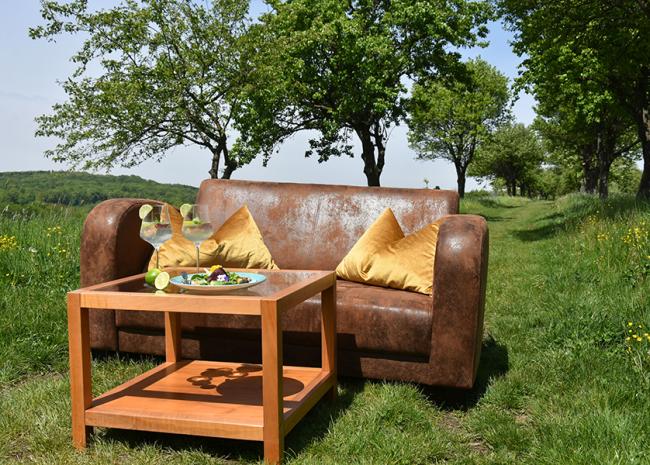 Couch im Freien