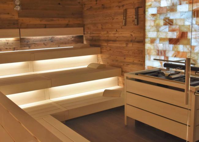 Sauna im Spa-Bereich